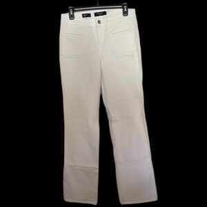 Nine West Bootcut White Denim Jeans Size 8
